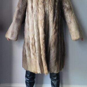 Real FUR coat size Large
